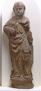 Ostaci reljefnog poliptiha, kip svetog Petra