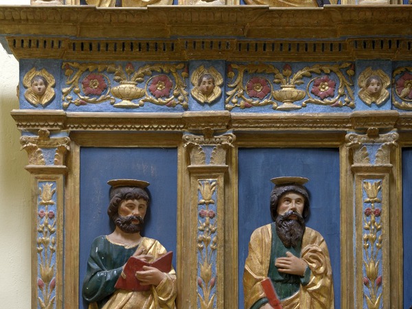 Oltarni poliptih, reljef dva Evanđelista
