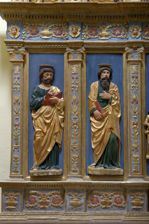 Oltarni poliptih, reljef dva Evanđelista