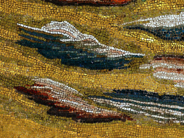 Detalji prikaza neba u glavnoj apsidi (2)