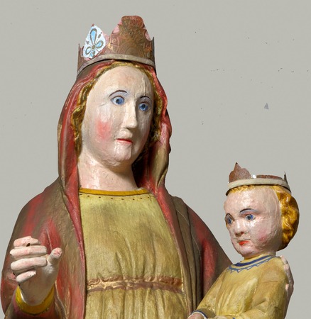 Kip Bogorodice s Djetetom, detalj