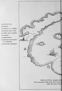 Plan Pule objavljen u knjizi G. Caprina, L'Istria Nobilissima...
