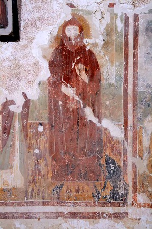 Zidna slika svetog Antuna Opata na sjevernom zidu