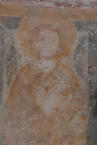 Zidna slika svete Marije Magdalene na zapadnom zidu