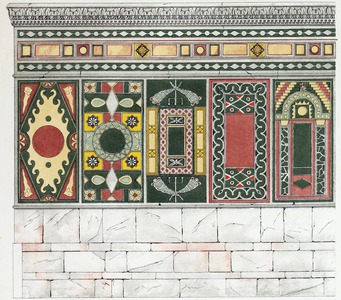 Detalji opusa sectile i mozaika