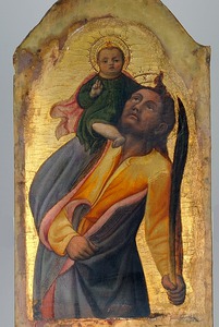 Poliptih Antonija Vivarinija, panel s prikazima svetih Kristofora i Šimuna