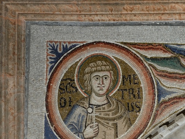 Ciborij Eufrazijeve bazilike (2), medaljon s likom svetog Demetrija