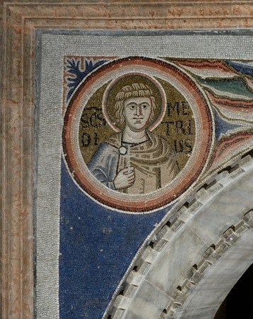 Ciborij Eufrazijeve bazilike (2), medaljon s likom svetog Demetrija