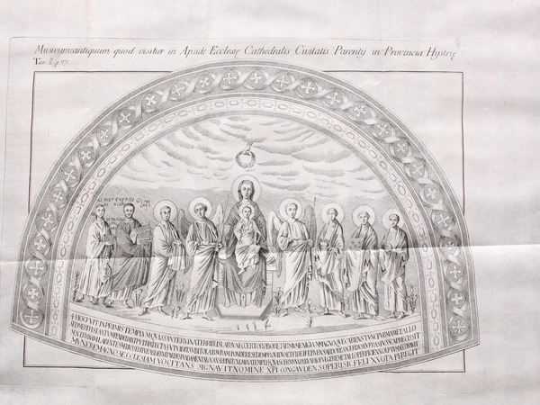 Prikaz mozaika u apsidi Eufrazijeve bazilike