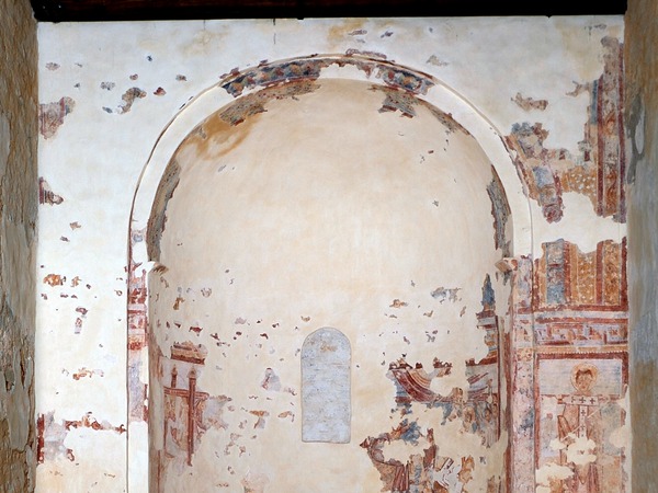 Zidne slike u apsidi i na zapadnom zidu