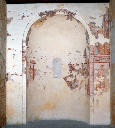 Zidne slike u apsidi i na zapadnom zidu