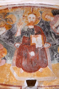 Zidna slika Krsta i simbola evanđelista