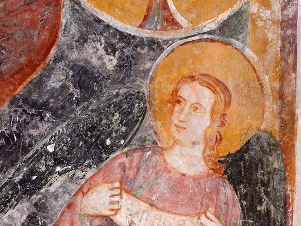 Zidna slika simbola evanđelista Mateja