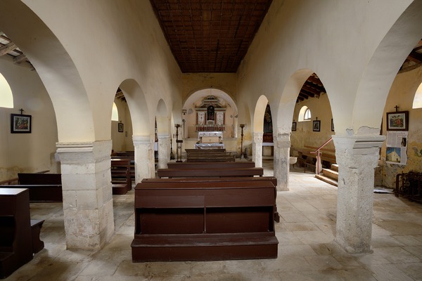 Crkva svetog Justa, unutrašnjost
