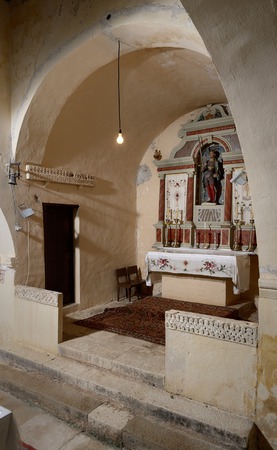 Crkva svetog Justa, unutrašnjost svetišta