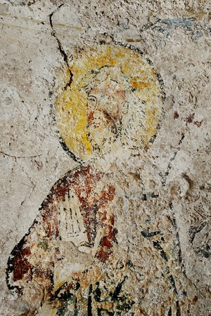 Zidna slika u crkvi svete Margarite kraj Vodnjana