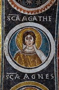 03 - Medaljoni s prikazima svetica, sveta Agata