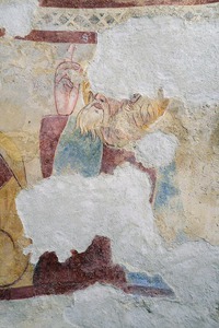 Zidna slika apostola u apsidi (2)