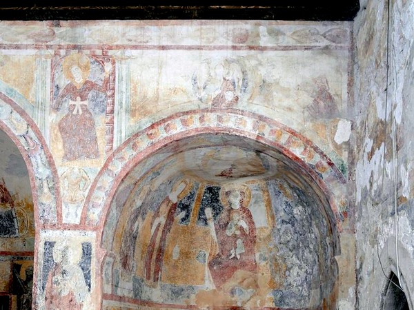 Zidne slike u južnoj apsidi
