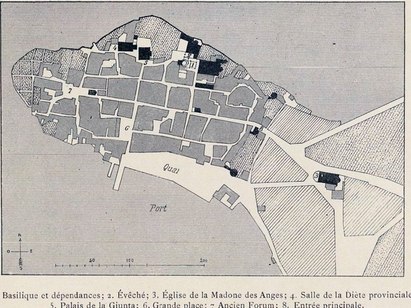 Plan grada Poreča objavljen u knjizi Errard-Gayet...
