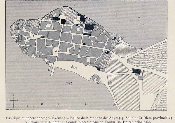 Plan grada Poreča objavljen u knjizi Errard-Gayet...