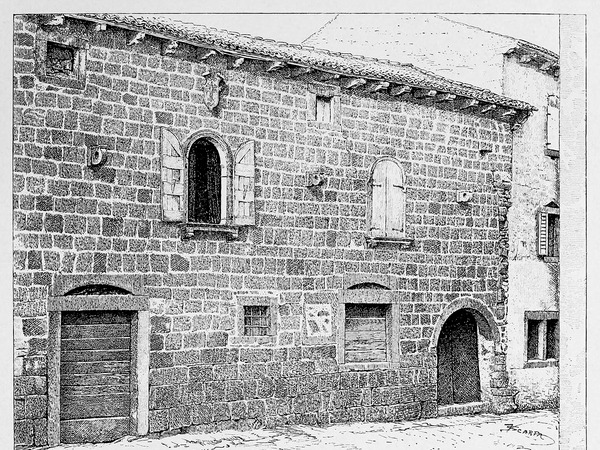 Crtež  renesansne kuće  objavljen u knjizi G. Caprina, L'Istria Nobilissima...