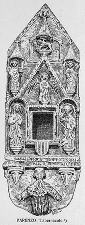 Crtež svetohraništa objavljen u knjizi G. Caprina, L'Istria Nobilissima...