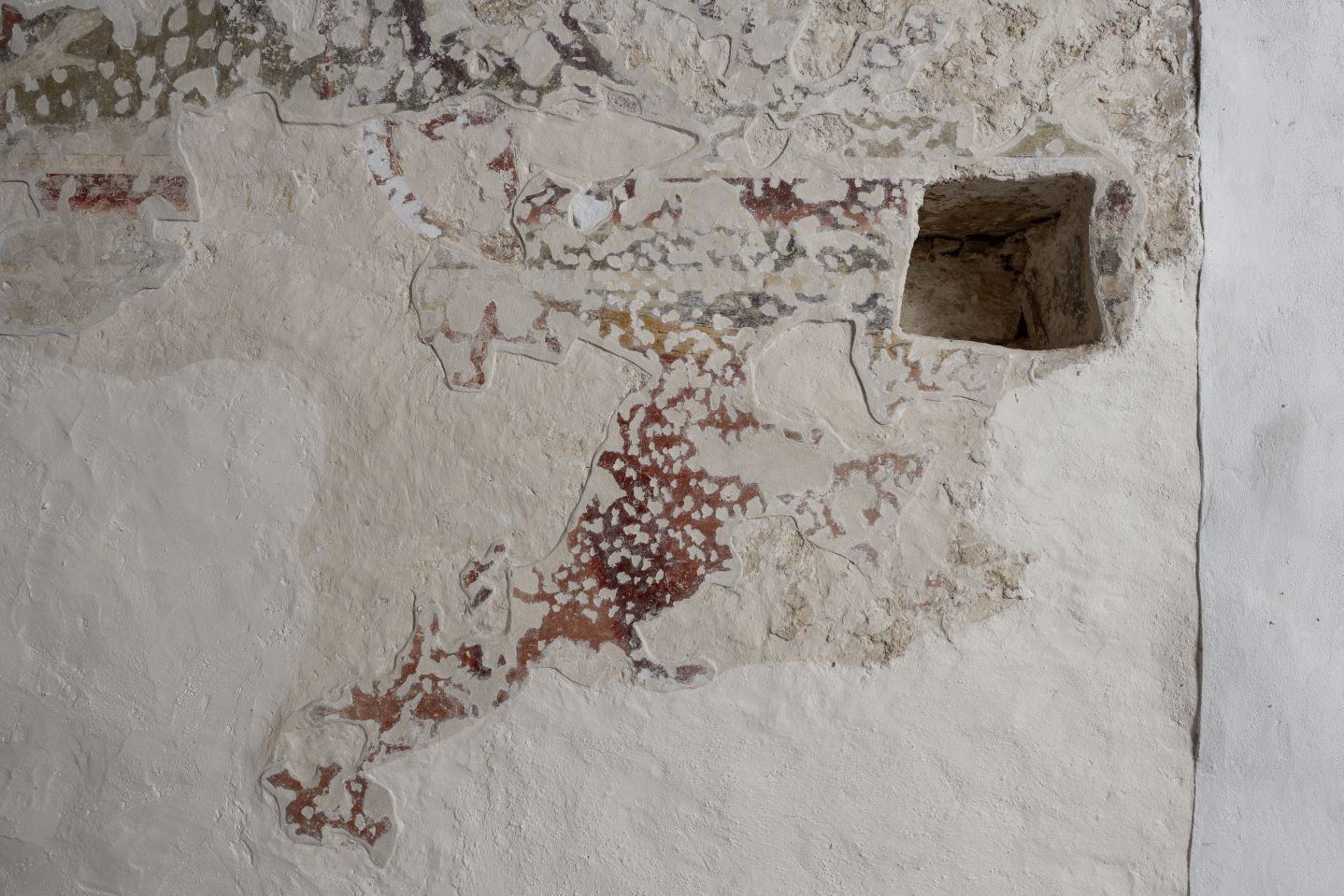 Freska s prikazom Poklonstva kraljeva, detalj, sjeverni zid