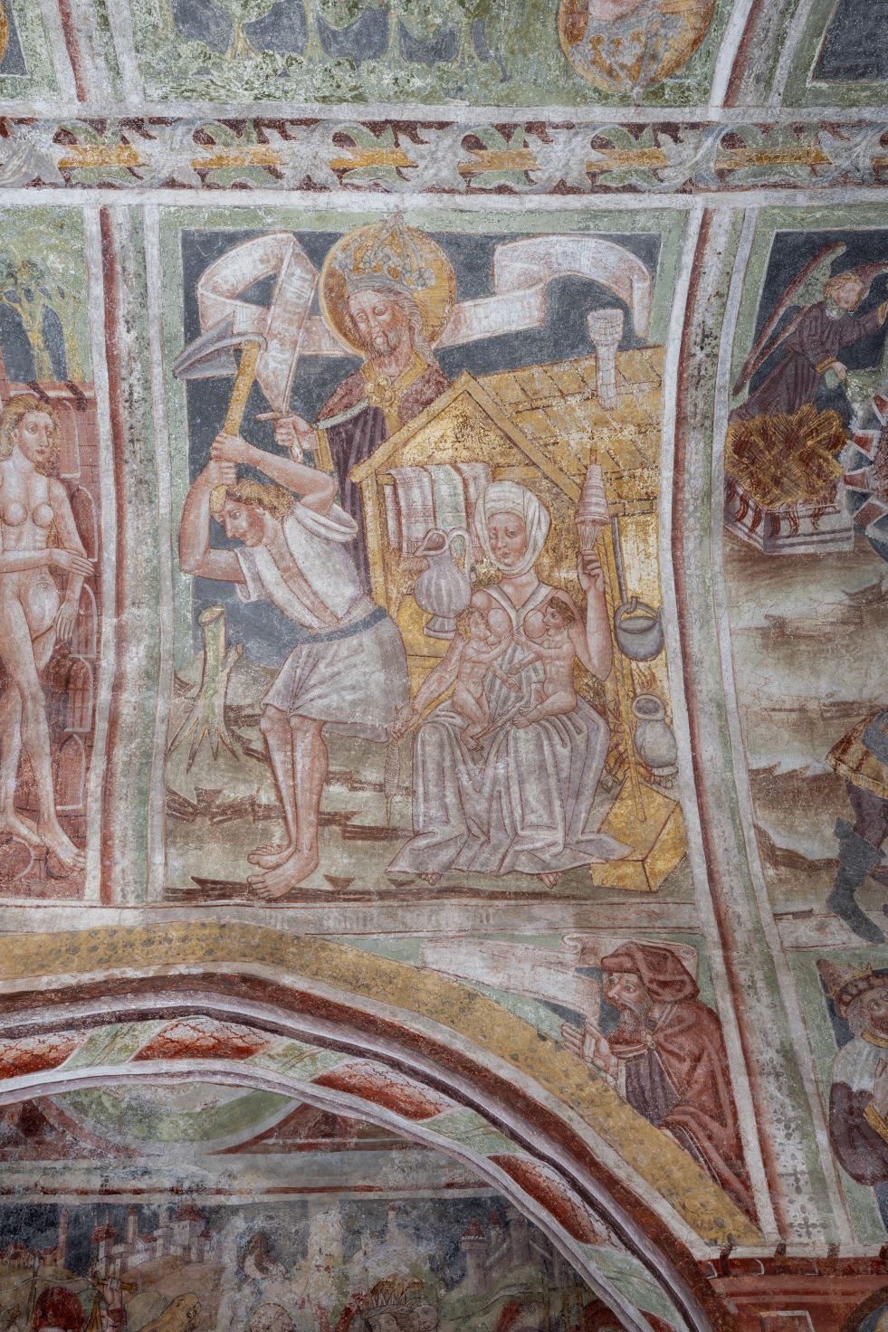 Freska s prikazom Rada Adama i Eve