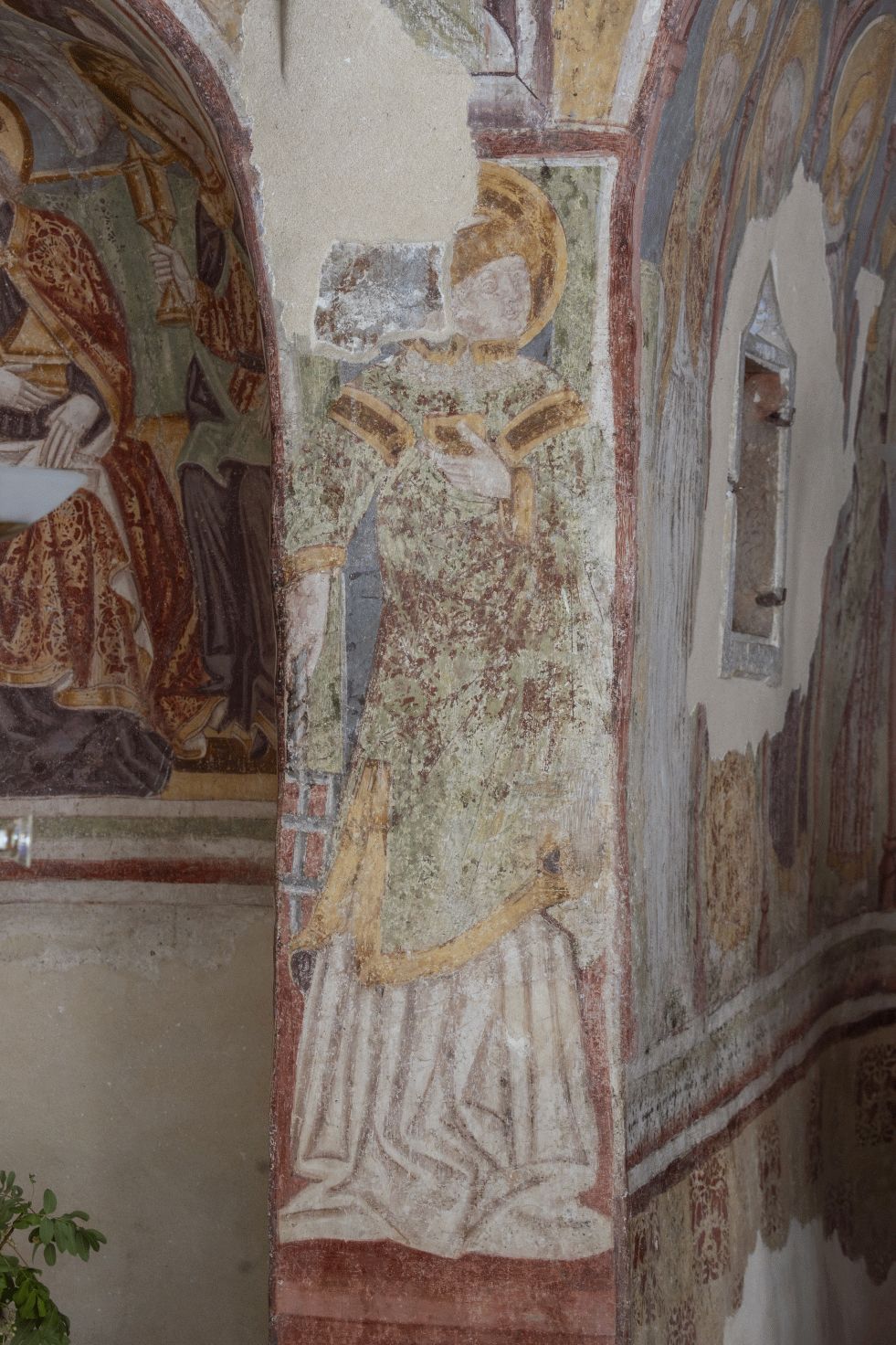 Freska s prikazom sv. Lovre