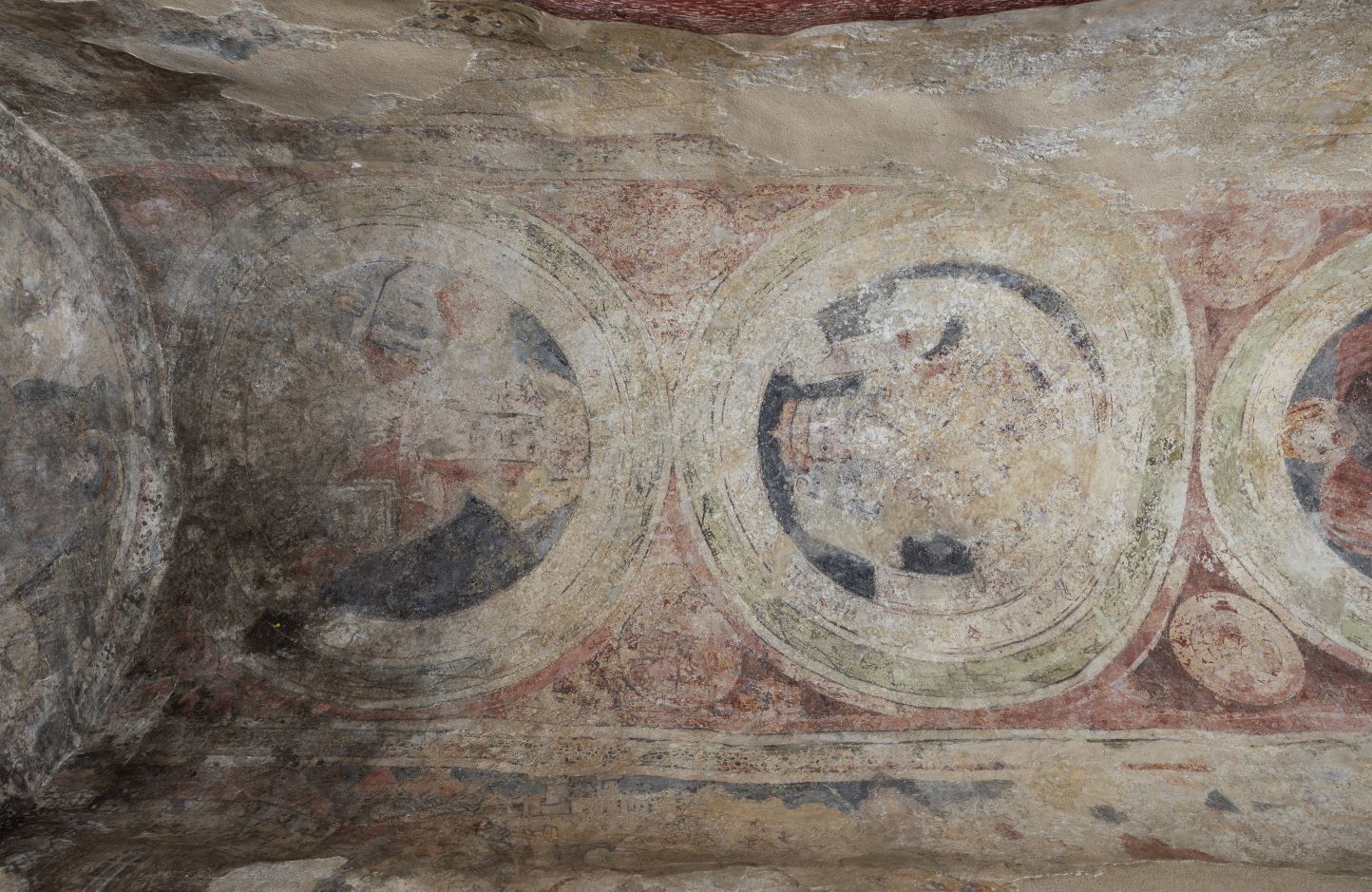 Freska s prikazom Annus Tempus i sv. Jeronima, svod sjevernog zida