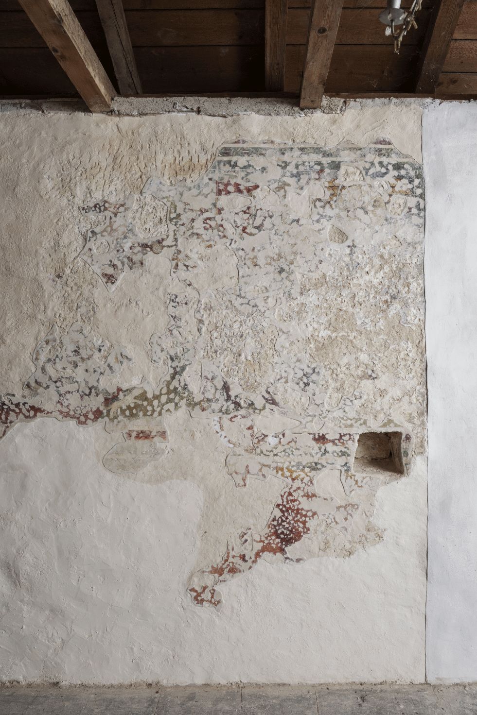 Freska s prikazom Poklonstva kraljeva, sjeverni zid