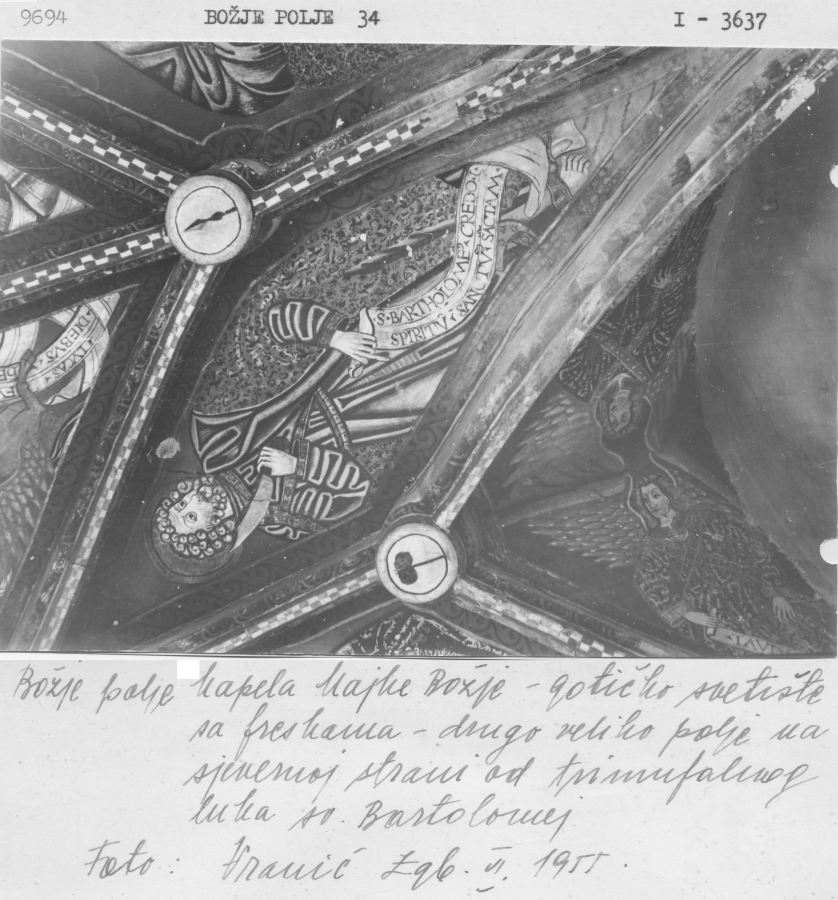 Prikaz sv. Bartola, svod
