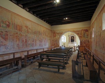 Unutrašnjost, pogled na sjeverni zid