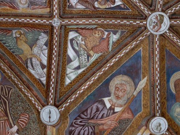 Zidna slika simbola evanđelista Marka