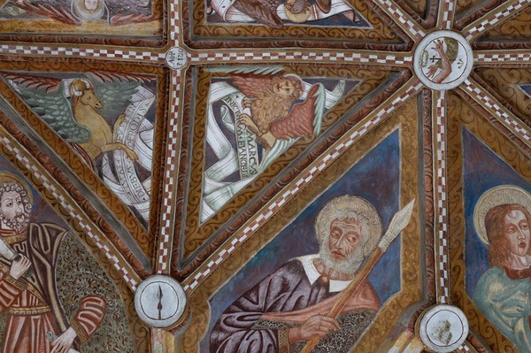 Zidna slika simbola evanđelista Marka
