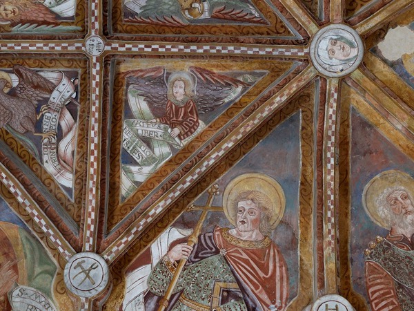 Zidna slika simbola evanđelista Mateja
