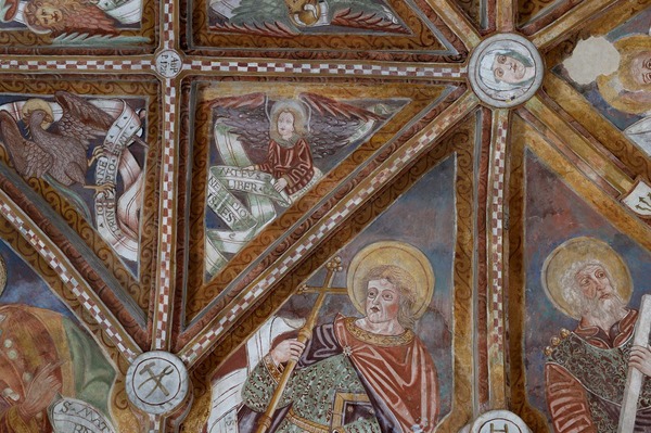 Zidna slika simbola evanđelista Mateja