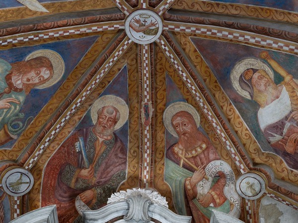 Zidna slika svetih Petra i Andrije