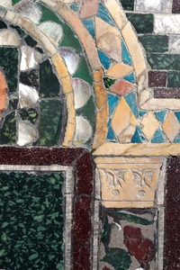 Zidna obloga opus sectile, 14. panel, detalji