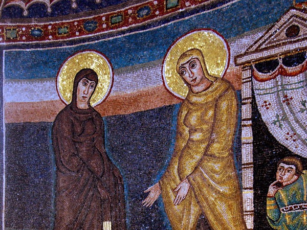 Likovi Marije i Elizabete na prikazu Pohođenja (2)