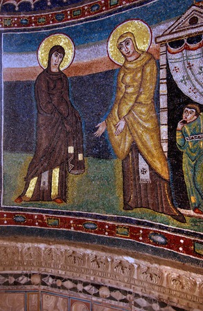 Likovi Marije i Elizabete na prikazu Pohođenja (2)