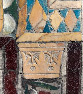 Zidna obloga opus sectile, 14. panel, detalji