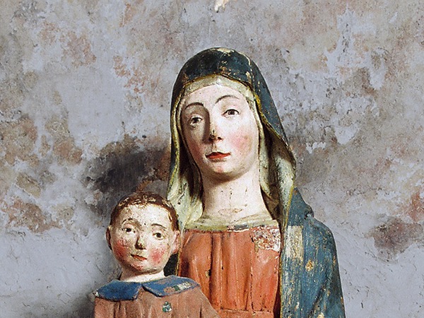 Kip Bogorodice s Djetetom prije restauriranja