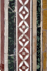 Zidna obloga opus sectile, 06. panel, detalji