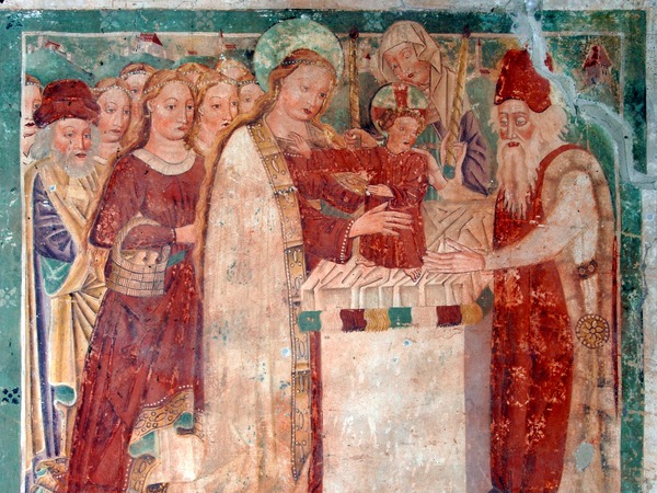 Zidna slika Prikazanja u hramu