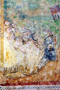 Zidna slika procesije bratima