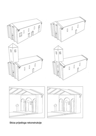 Skice prijedloga rekonstrukcije izvornog izgleda