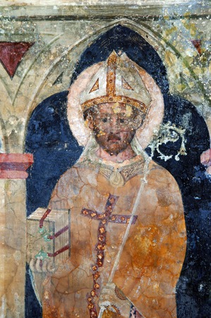 Zidna slika svetog Augustina (?)