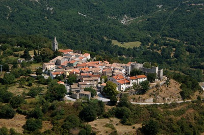 Boljun, zračni snimak 2009. godine